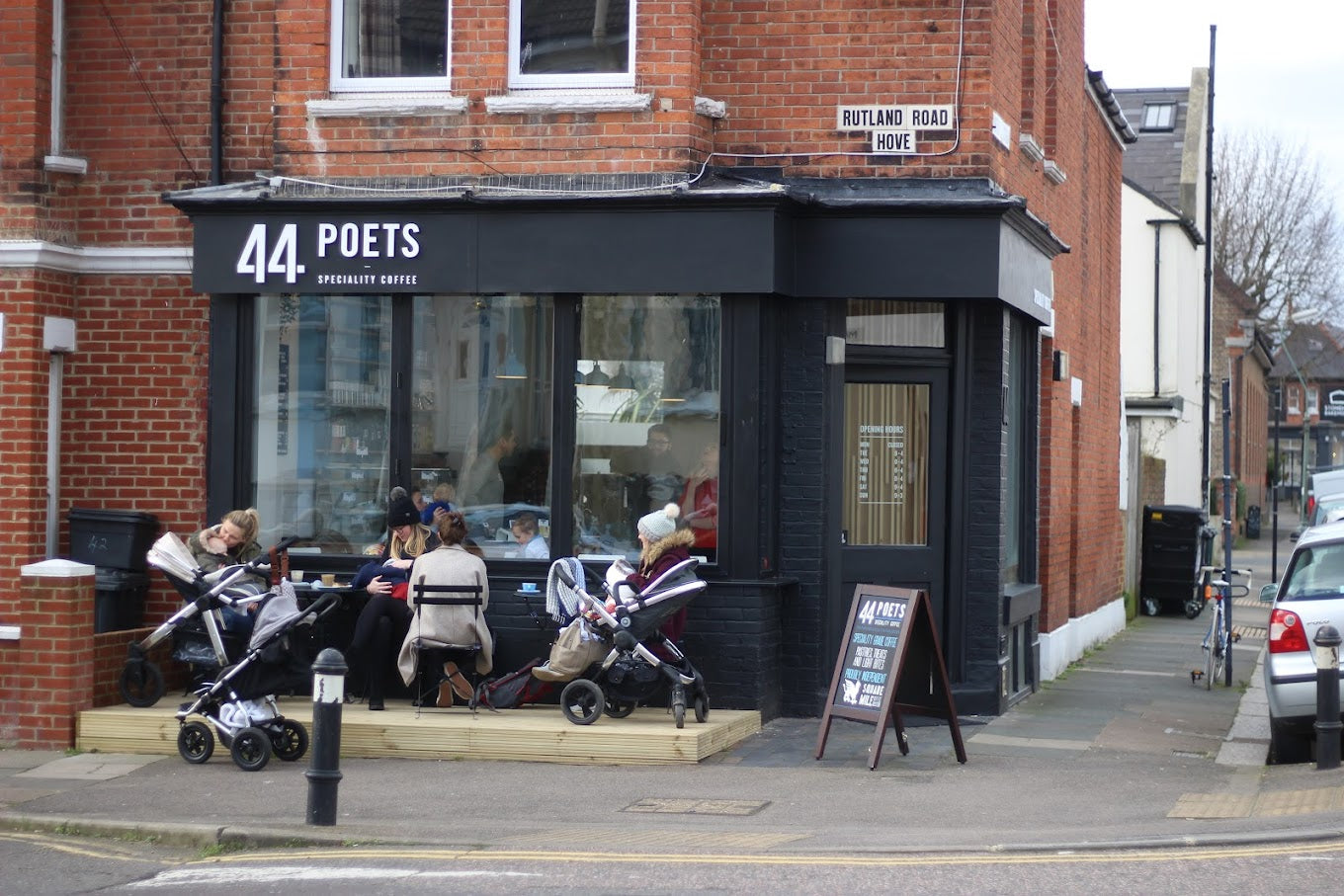 44 Poets selling specialty coffee beans