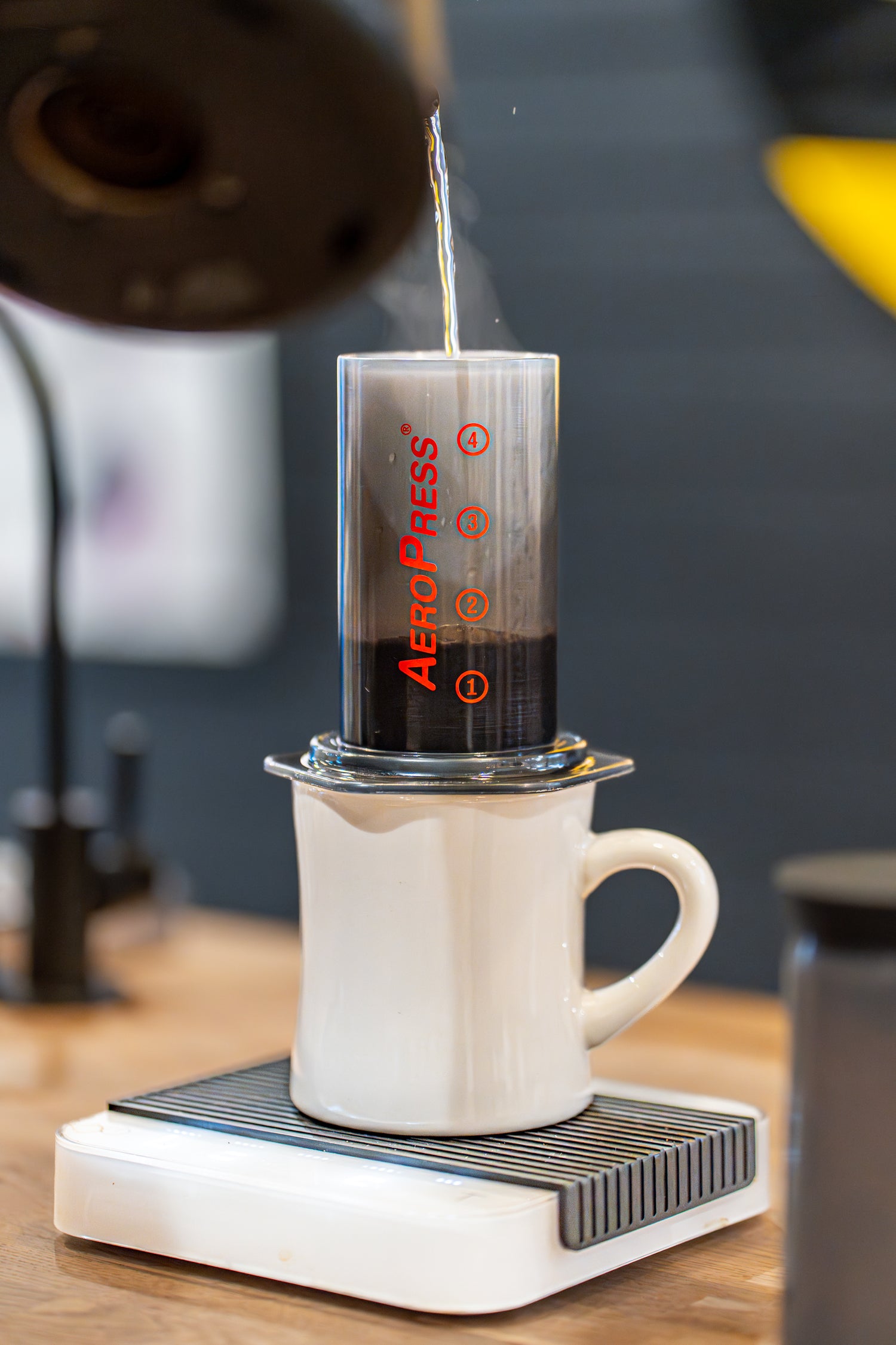 Brewing Coffee using and Aeropress and small batch coffee