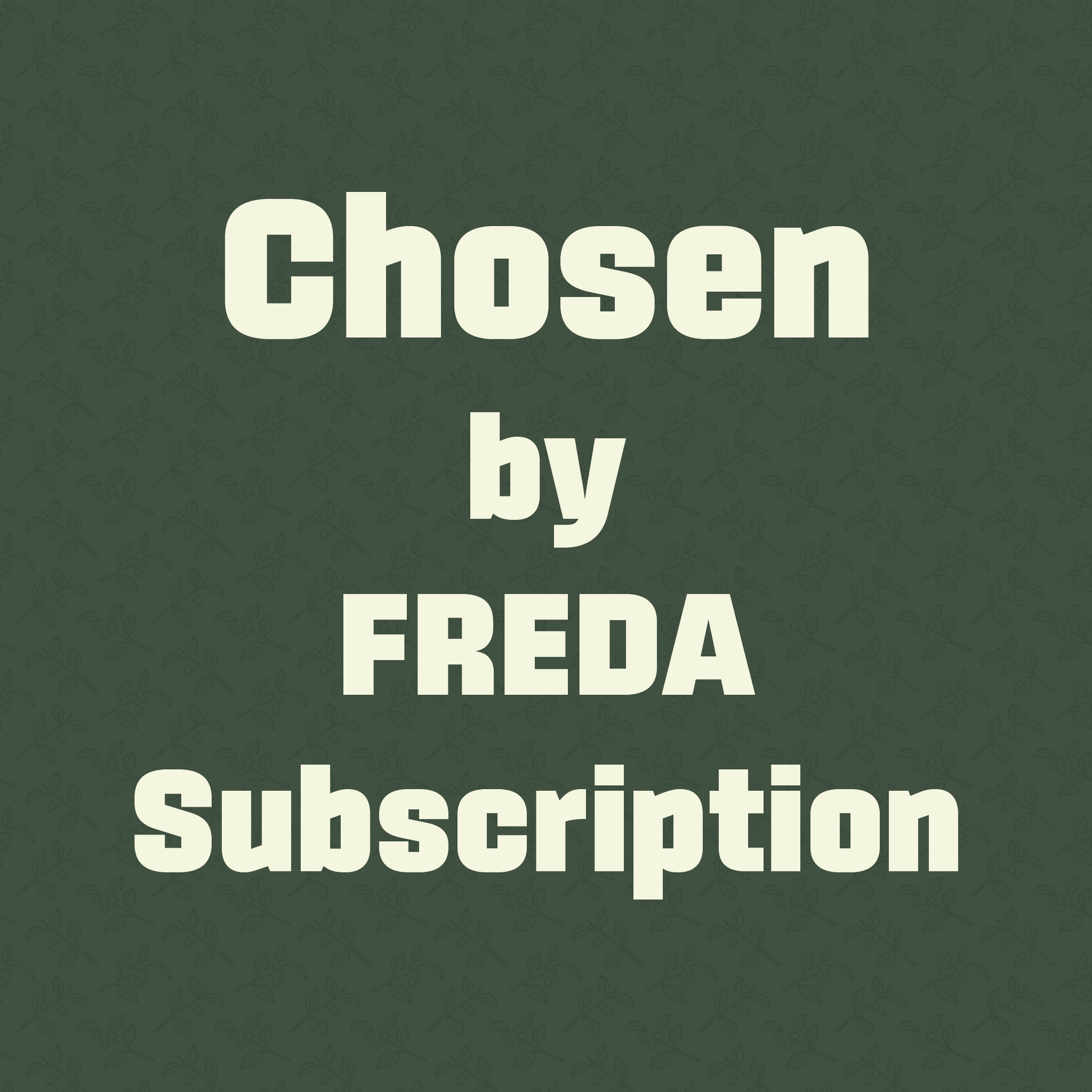Freda Speciality Coffee Roaster UK subscription 