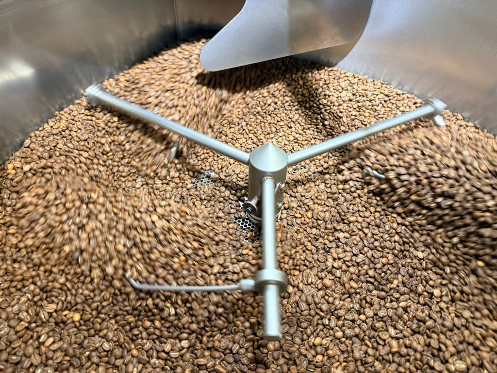 Coffee roasting by Freda Coffee, on a Loring Smart Roaster