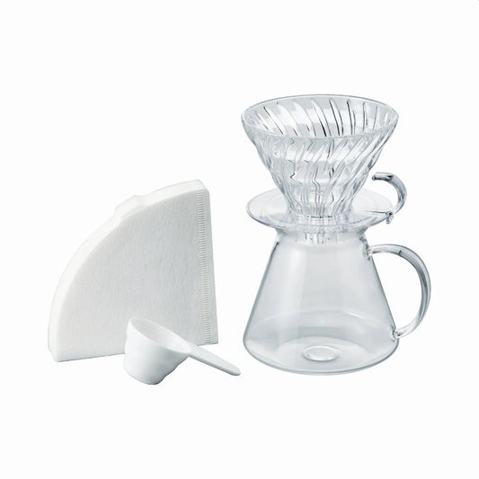 Premium Specialty coffee brewer, Hario V60 with decanter set