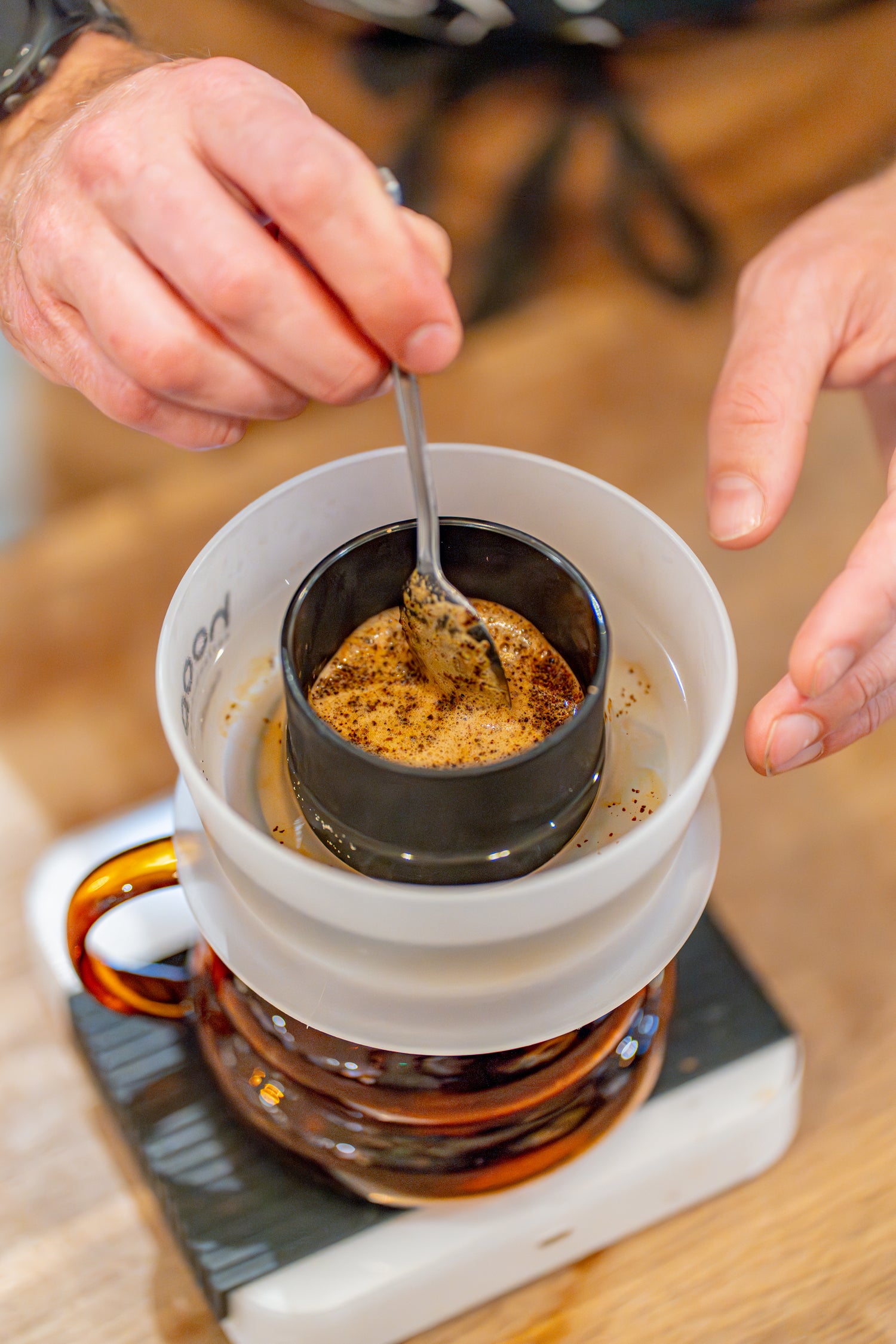 Using the Ceado Hoop brewer with Freda Coffee UK Coffee Subscription 