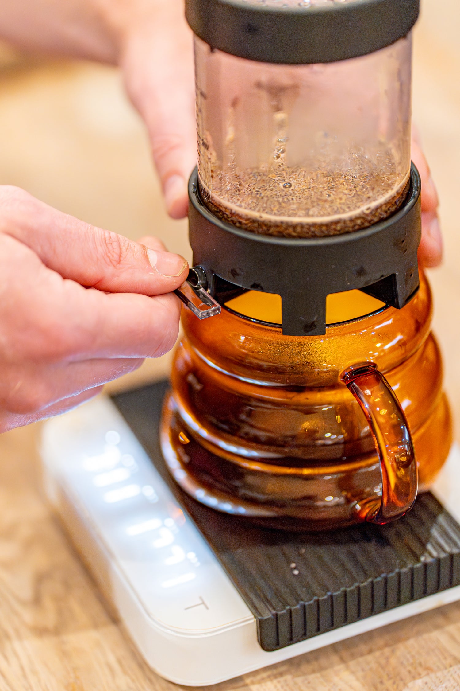 Coffee brewed by Freda, UK coffee roaster