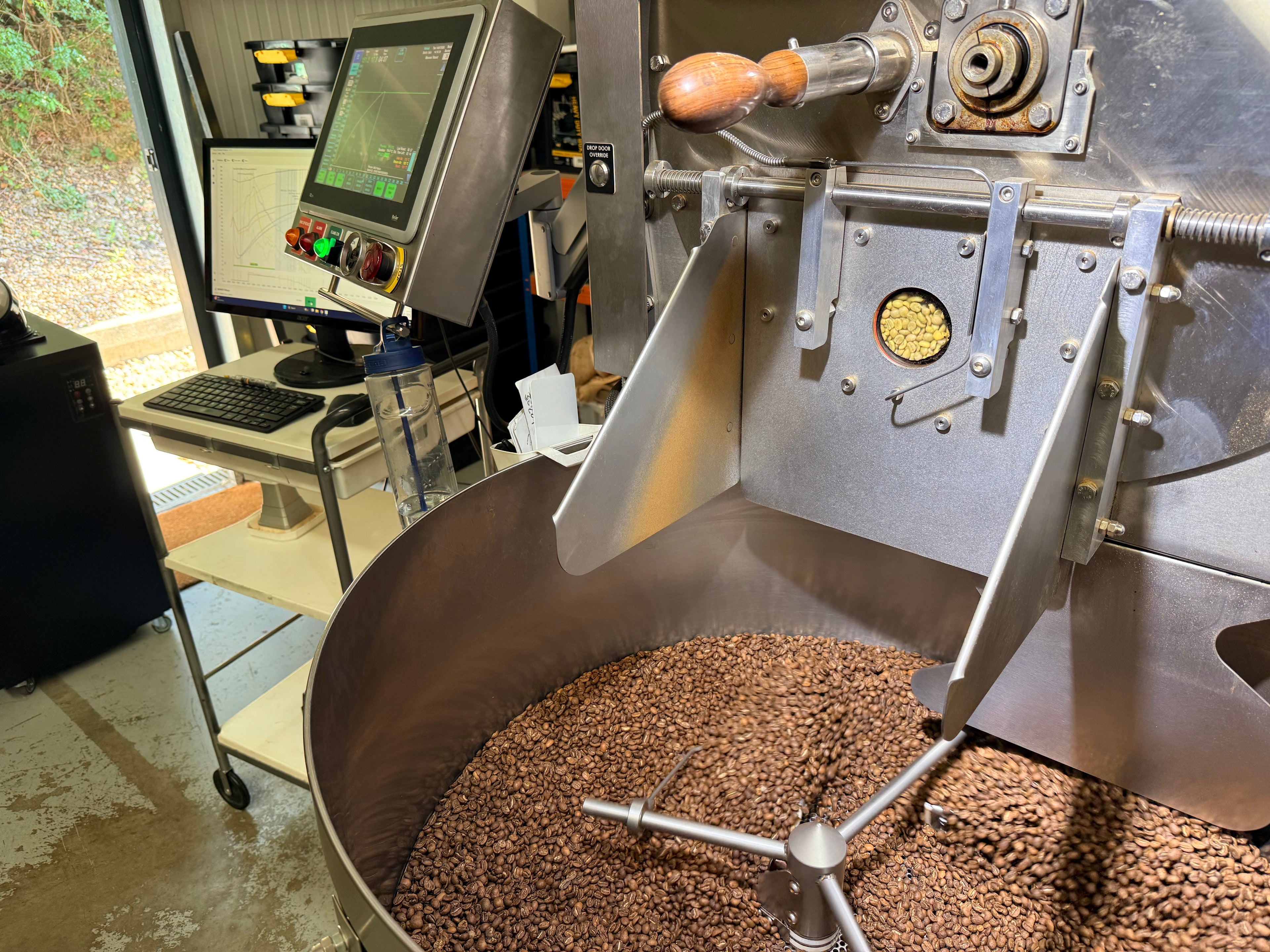 Using a Loring Smart Eco Roaster for Freda Speciality Coffee Beans