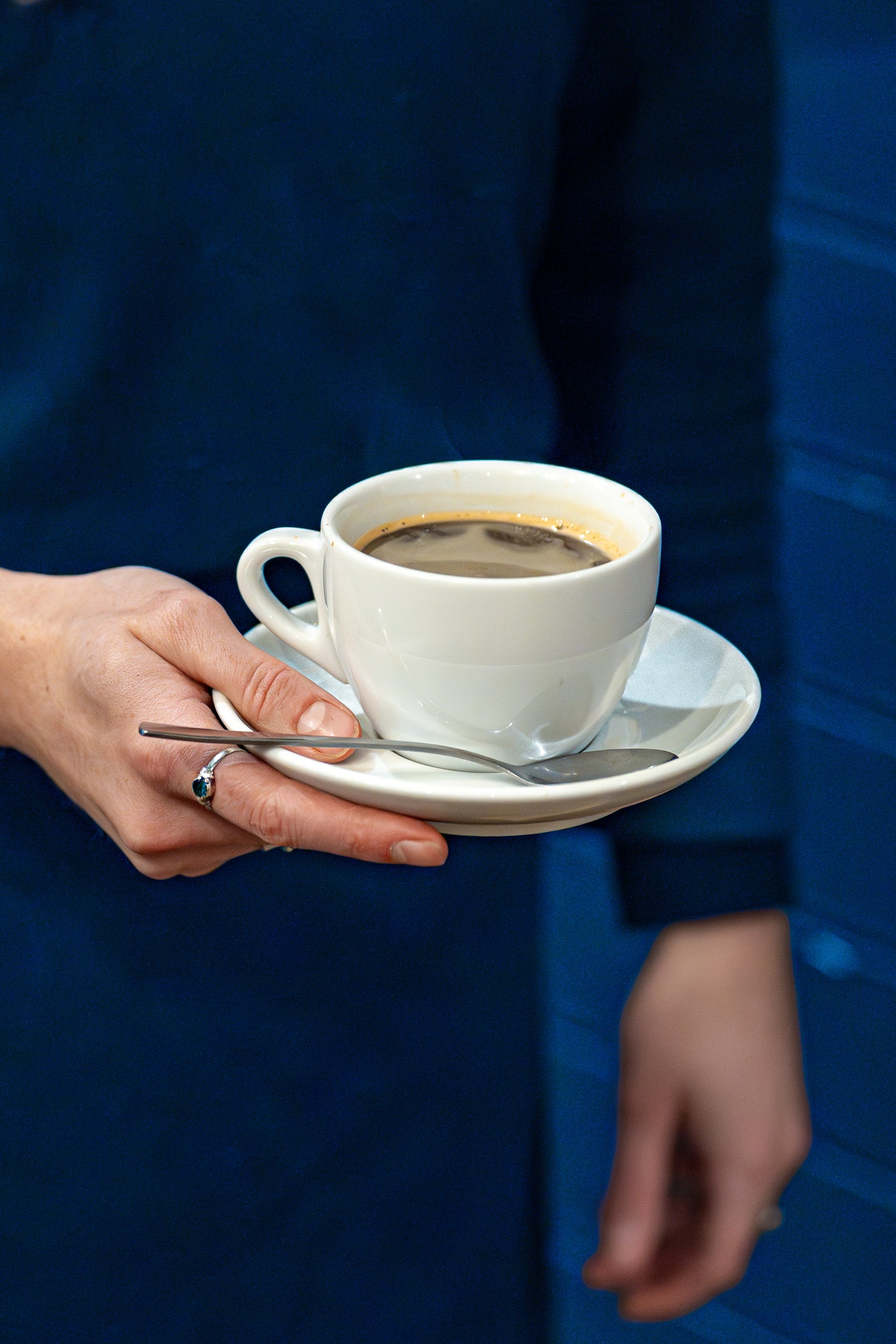 Freshly roasted specialty coffee prepared for UK coffee subscription customers
